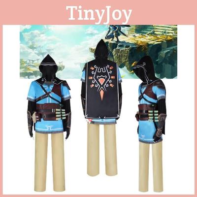 Костюм для косплея Линка из The Legend Of Zelda Tears Of The Kingdom из полиэстера