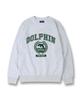 Dolphin Wave Apparel Толстовка с дельфином и лавровой ветвью Cool Grey