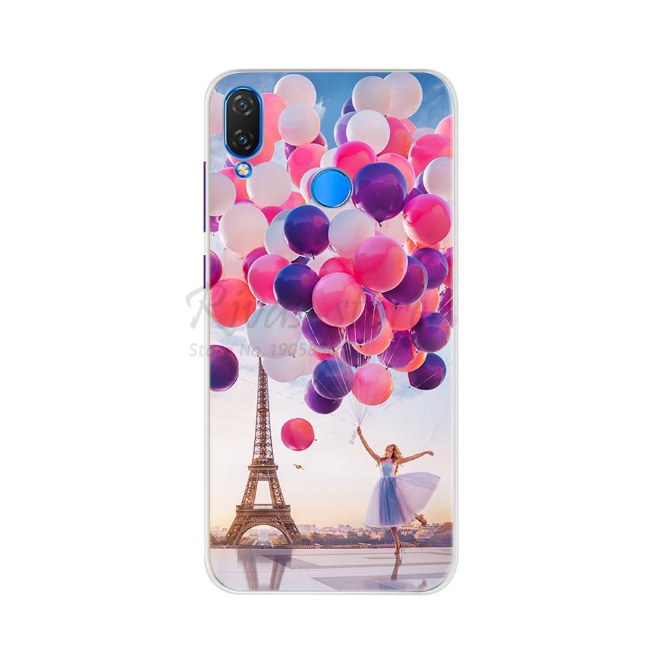 Чехол для huawei Nova 3 3i чехол силиконовый мягкий ТПУ Задняя крышка телефона чехлы для Huawei Nova3 nova3i huawei nova 3 3i INE-LX2 INE-LX9