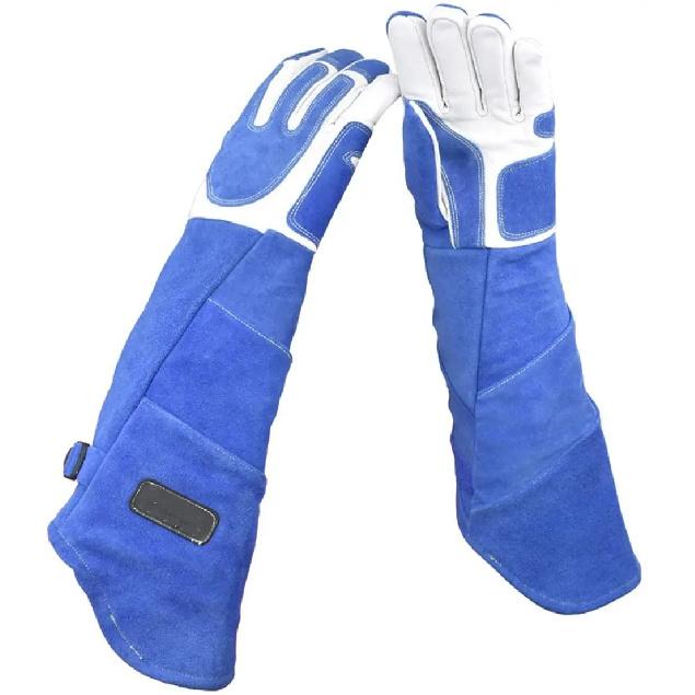 Dog Cats Animal Anti-bite Protection Gloves Cat Scratch Snake Bite Pet Gloves Leather Thickening Training Dog Anti-biting Glove