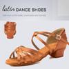 Low Heel Latin Dance Shoes Child Girls Women Soft Sole Dancing Shoes Tango Salsa Ballroom Dancing Shoes Heeled 3.5CM