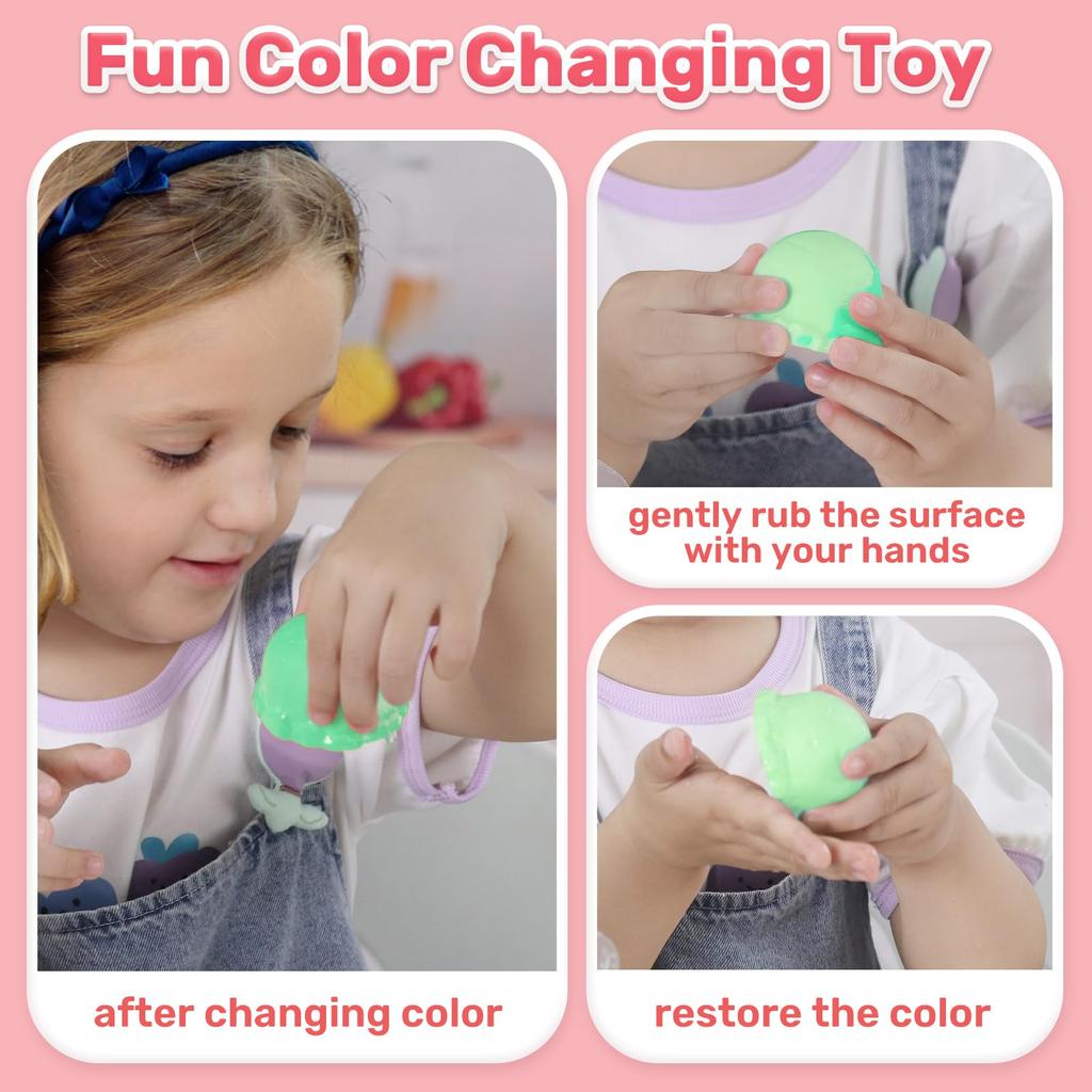 Игровой домик, симпатичная каменная игрушка, магазин мороженого, набор из 44 предметов, обучающая игрушка 2 в 1, как играть в самодельное мороженое-кекс с изменяемым цветом и температурой