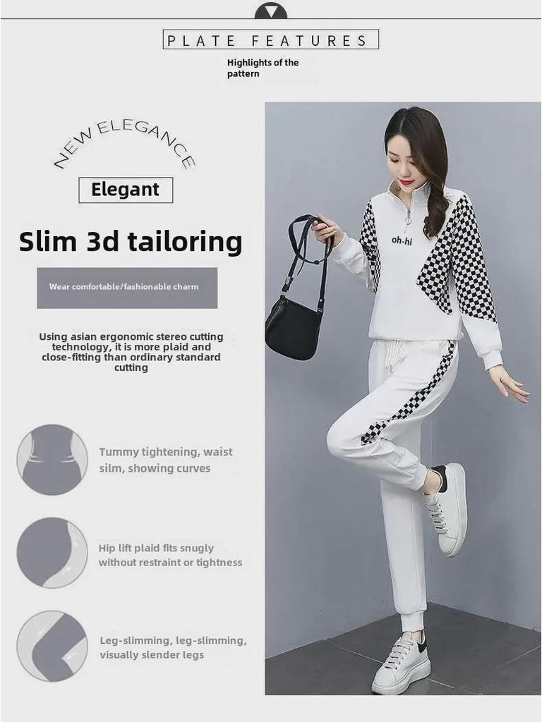 Женская мода: Сезонные костюмы и спортивная одежда — весенние, осенние, зимние толстовки и брюки, замедляющие старение