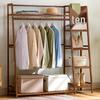 Pure Bamboo Multifunctional Floor Coat Rack