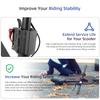 Grey Electric Scooter Folding Clamp Aluminum Upright Bar Sturdy Lock Parts Tightening Clamp Fittings for Xiaomi M365 Pro Pro2 1S MI3 Lite Series