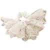 Ballet Skirt Lace Hair Tie Double Layer Ruffled Scrunchie With Invisible Elastic Core Hairpiece For Feminine Hairstyles