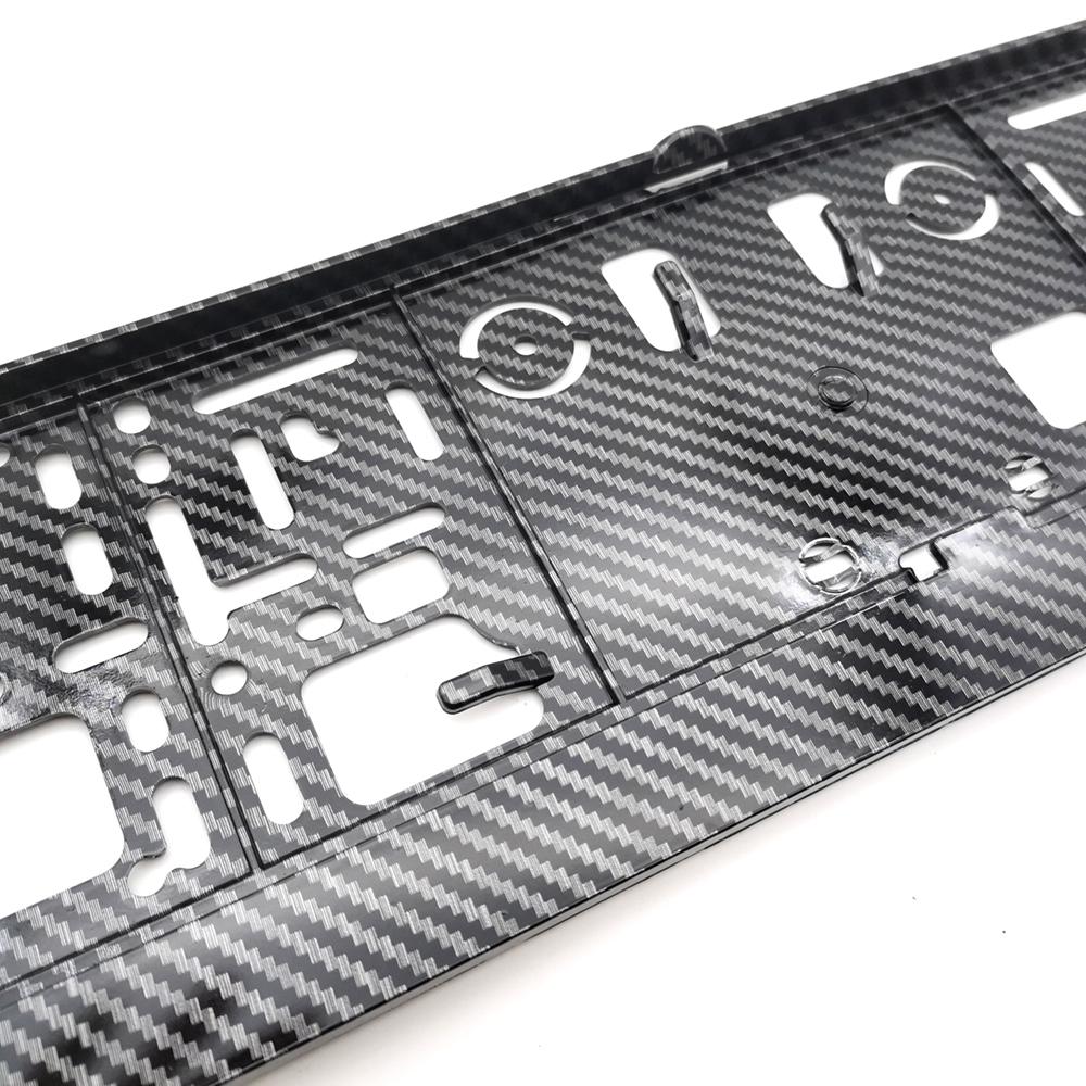 Car European License Plate Frame License Plate Holder For ES DE RU PL License Plate Numbers Auto Accessories For VW Honda BMW License Plate Covers