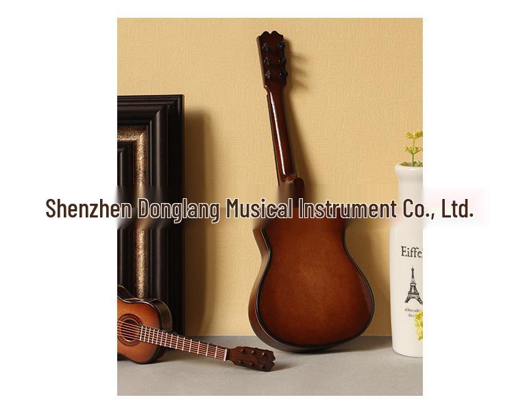 Миниатюрная фигурка классической гитары с вырезом - Народный кукольный инструмент для подарков на дни рождения, выпускные или Рождество для взрослых