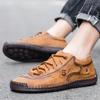 New Men Leather Casual Shoes Outdoor Comfortable High Quality Fashion Soft Homme Classic Ankle Flats Moccasin Trend
