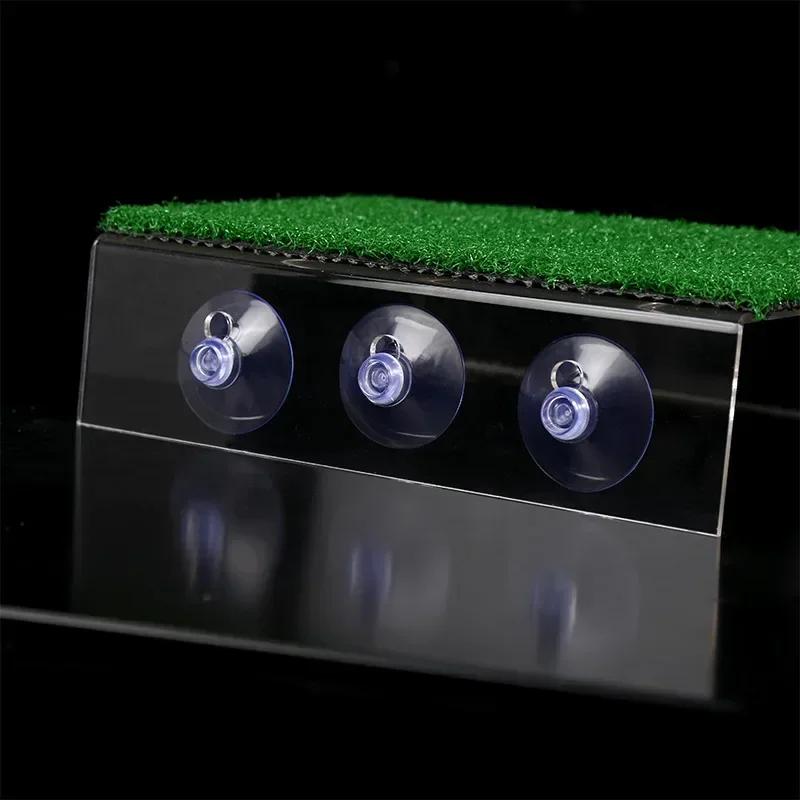 Бытовые удобства Платформа для купания черепах Плавучий остров для черепах Аквариумный моховой остров Рама для лазания черепах Аксессуары для газона