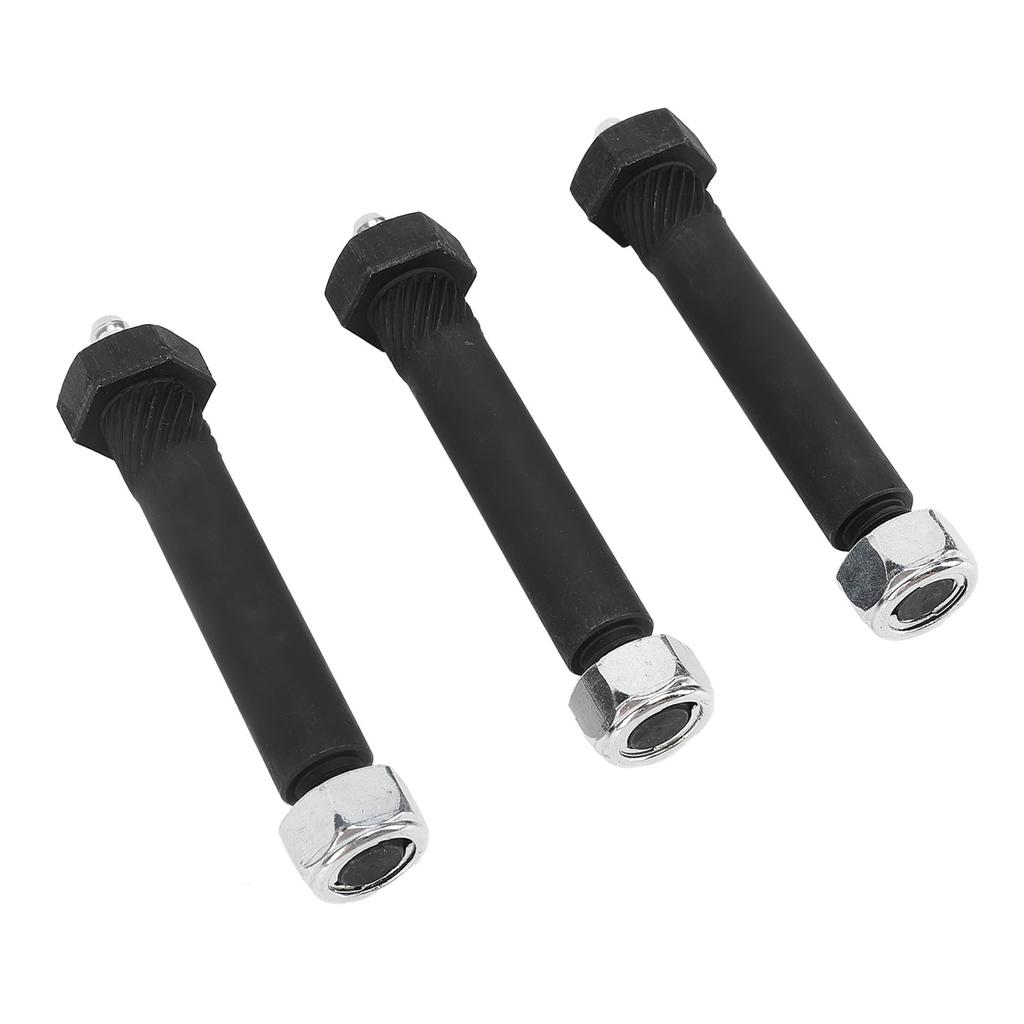 14Pcs Trailer Axle Spring Shackle Screw 9 16 X 3in M11 X 1.25 Thread Steel Greasable Spring Screw for 2000lb 3500lb