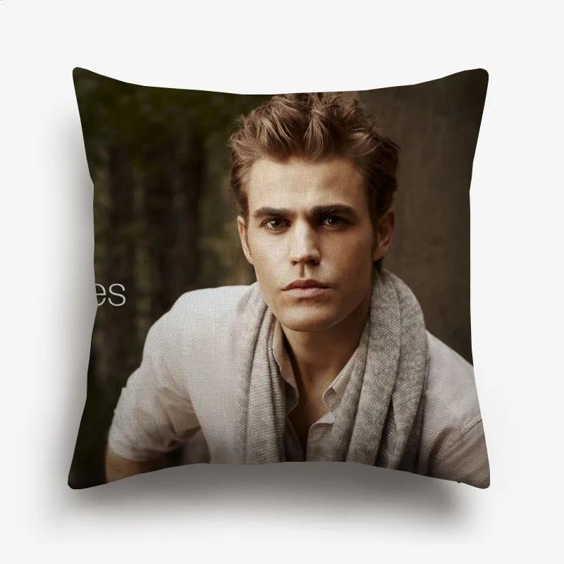 Ian Somerhalder Joseph Morgan Potrait Cushion Cover The Vampire Diaries Decorative Sofa Throw Pillow Case Pillow Case