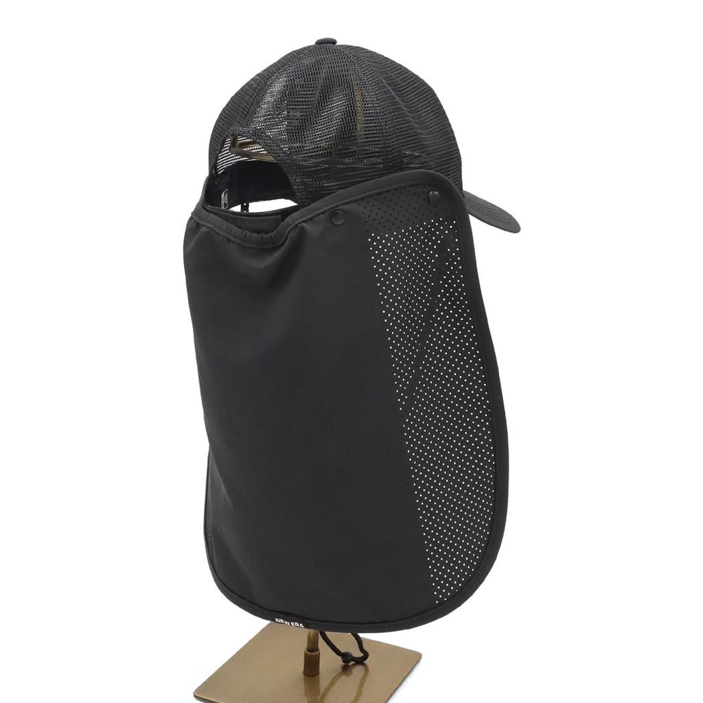 New Era Outdoor Mesh Cap 9FORTYA-FRAME Lightweight Water Repellent Sunshade Black FREE OD 940AFTR SUNSHADE UT SURF BLK 14392234 NER36O5003