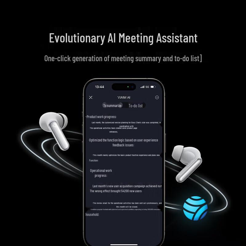 Наушники с шумоподавлением и функцией AI-записи iFLYBUDS Pro2