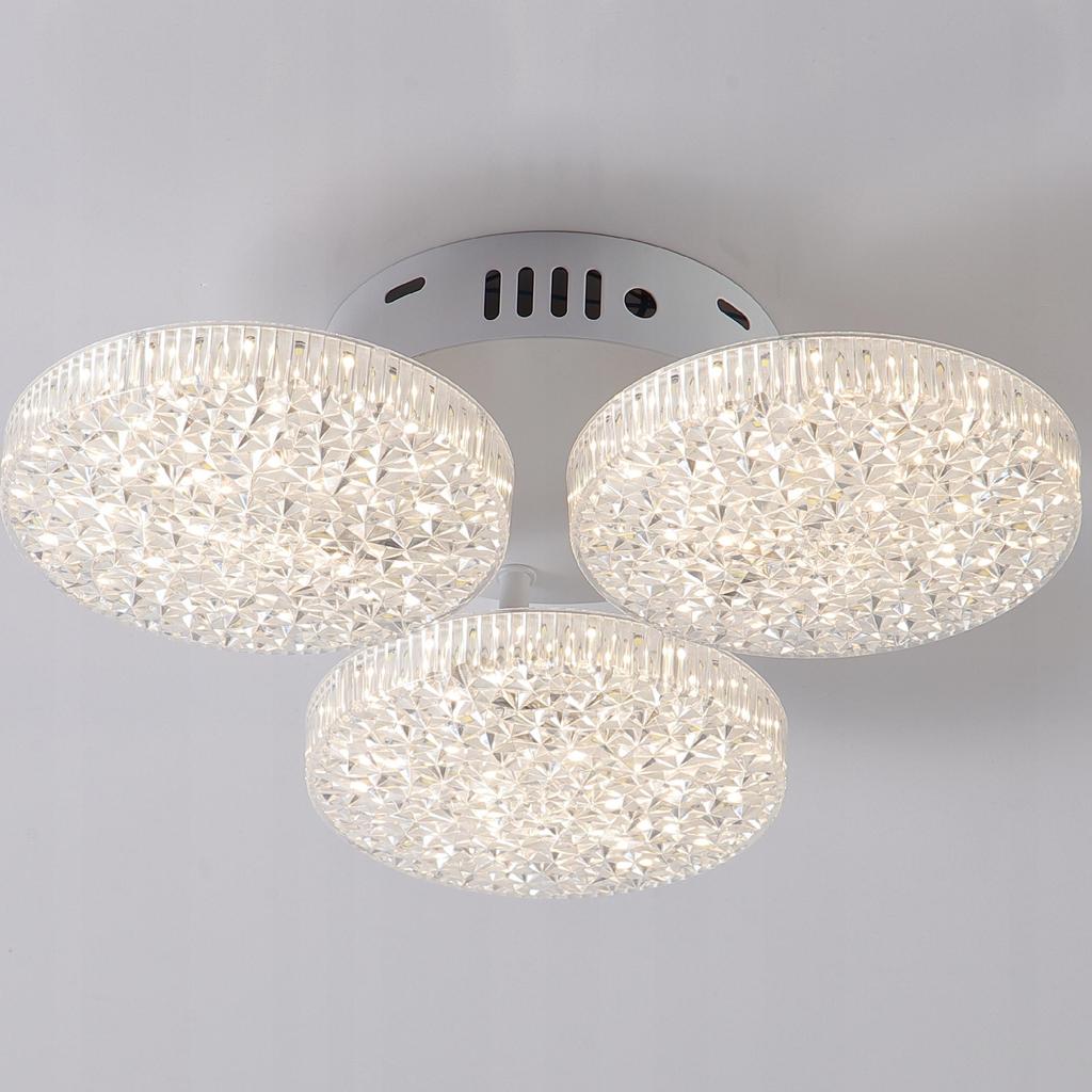 Glamour Ceiling Lamp Hanging Chandelier Ceiling Led + Remote Control