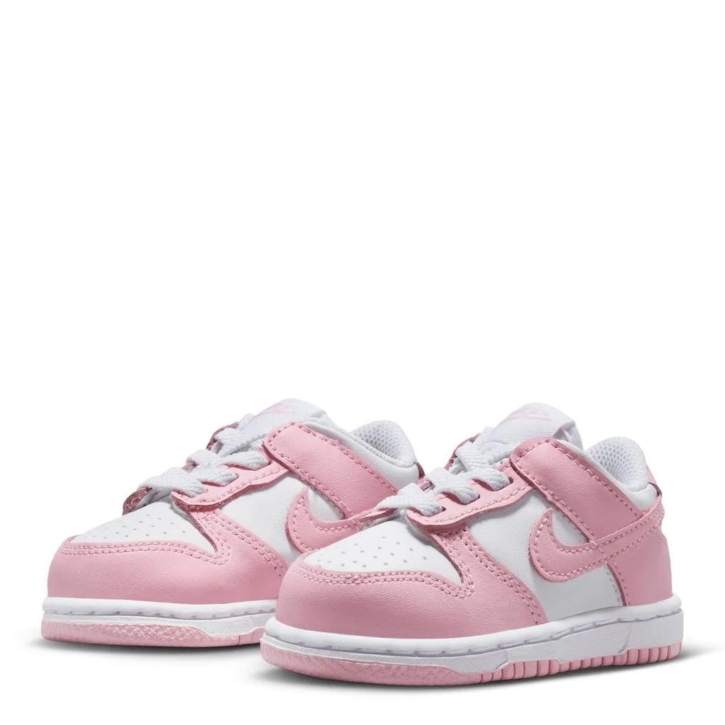(TD) Nike Dunk Low 'White Soft Pink' Baby FB9107-125
