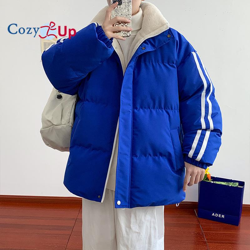Cozy Up Мужская куртка, теплая хлопковая одежда, свободное пальто, хлебный костюм