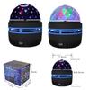 Проектор RGB Лампа Автоматически Вращающаяся Светодиодный Ночник USB Зарядка Окружающее освещение Для Дома Детской Спальни Звуковые Световые Эффекты для Вечеринки