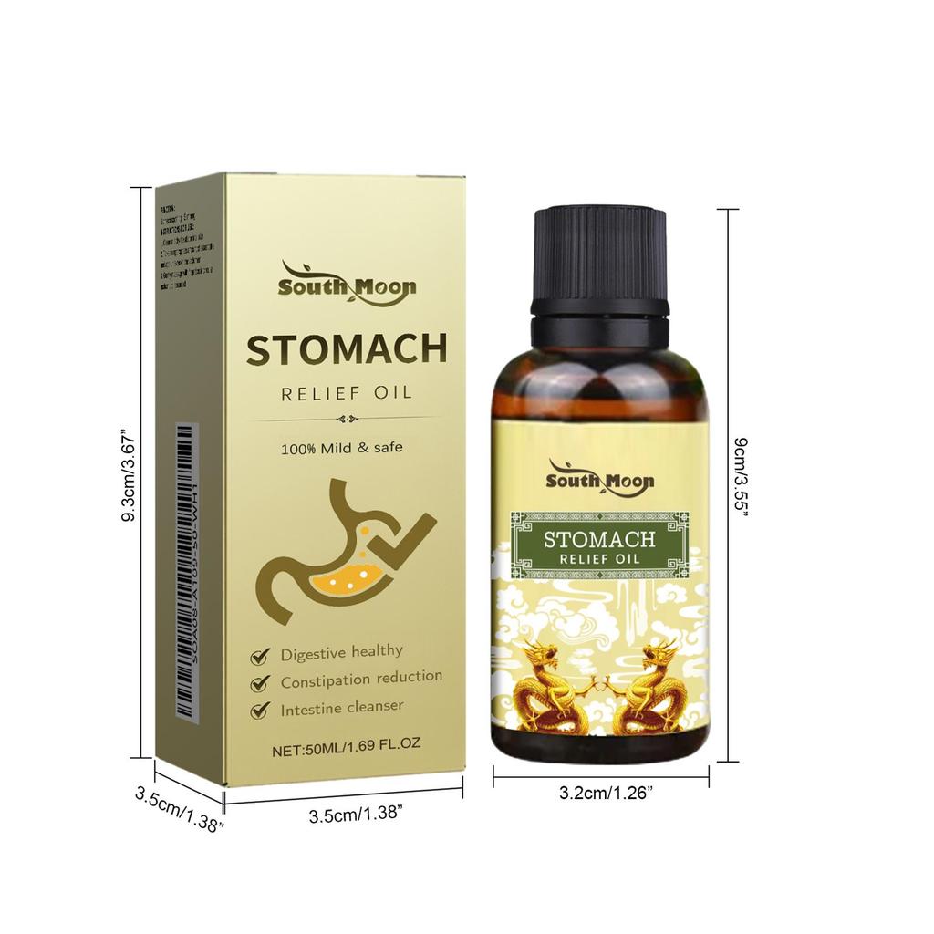 2PCS - 50ml Stomach Massage Oil, relieves constipation and other digestive issues, improves bad breath, boosts metabolism, relaxes the body.