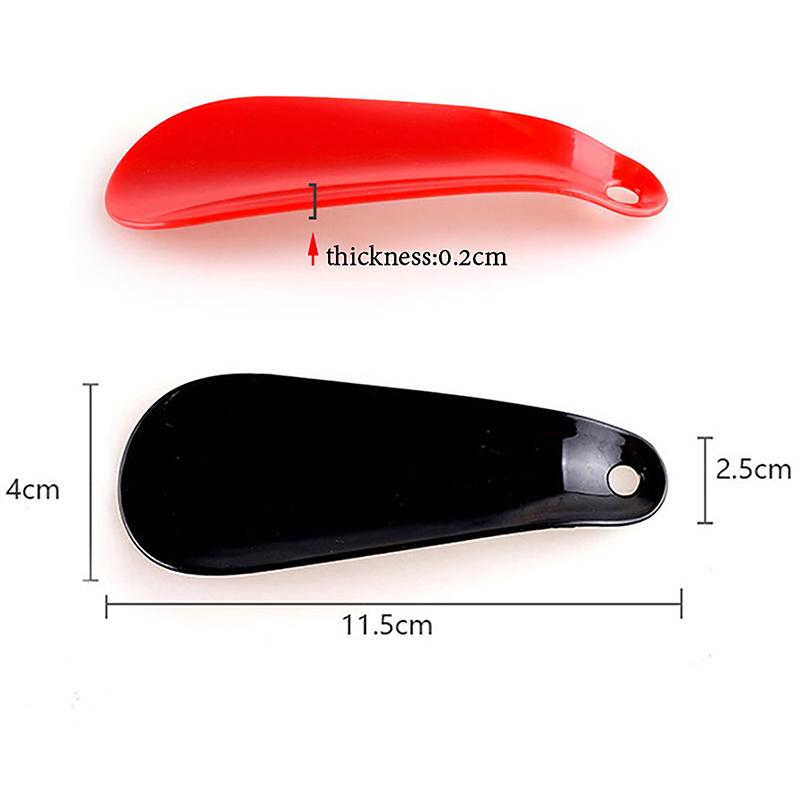 Портативный мини-профессиональный рожок для обуви, прочный 11 см, пластиковая ложка, помощник для ленивой обуви, гибкий подъемник для обуви