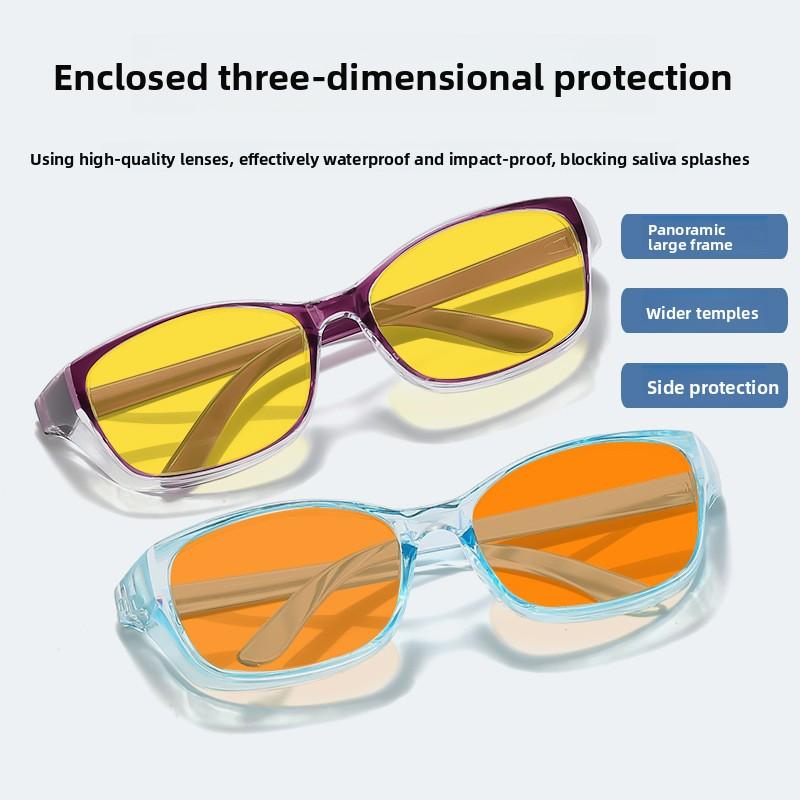 Новые солнцезащитные очки ночного видения с защитой краев, блокирующие синий свет, для просмотра мобильных телефонов, компьютеров, для защиты глаз