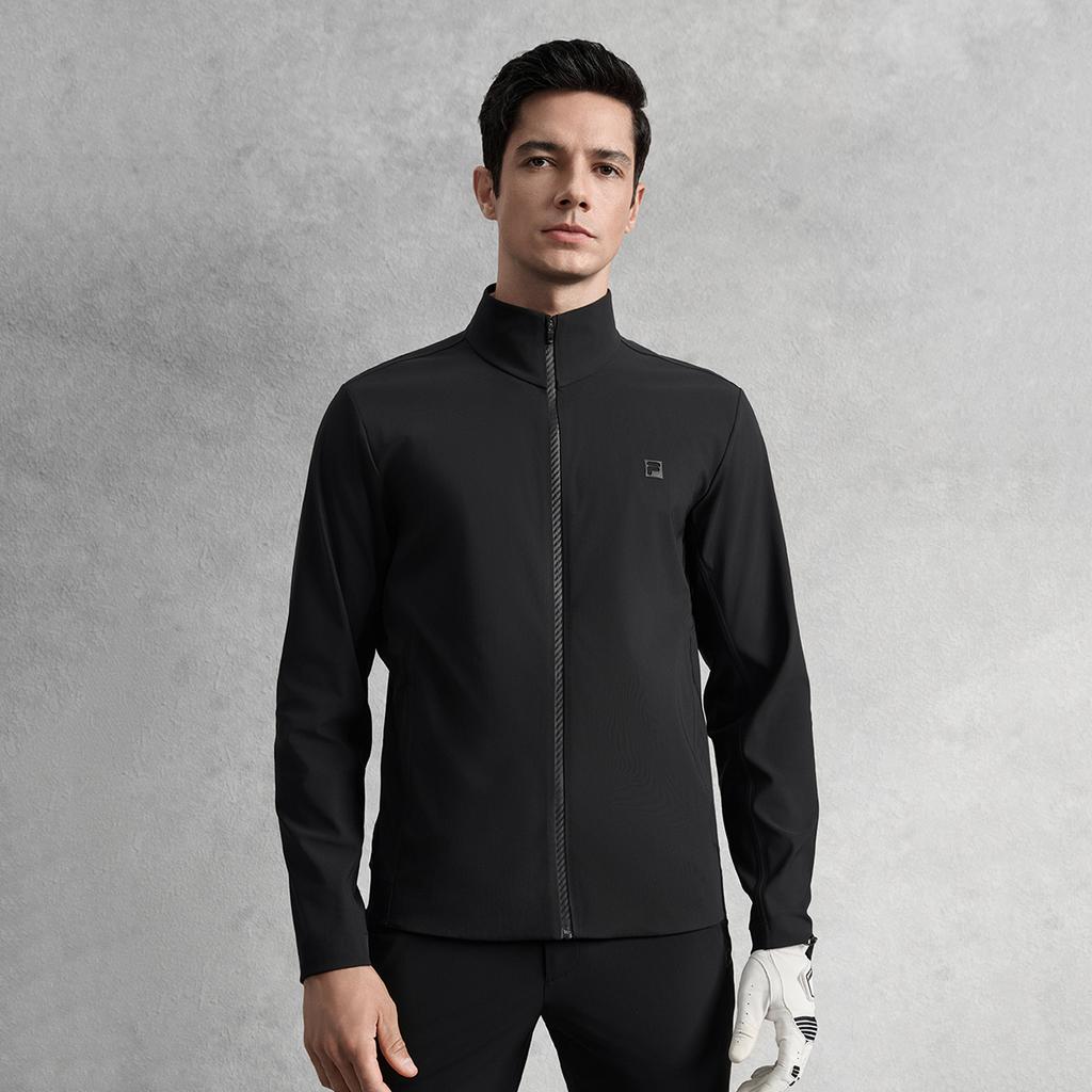 Новые куртки серии FILA Golf Мужские Цвет угольно-черный A11M535501FBK