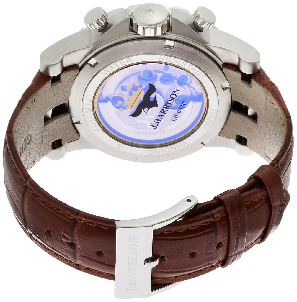 Watch Genuine Import Black [Je Harrison] JH-033PB Men's