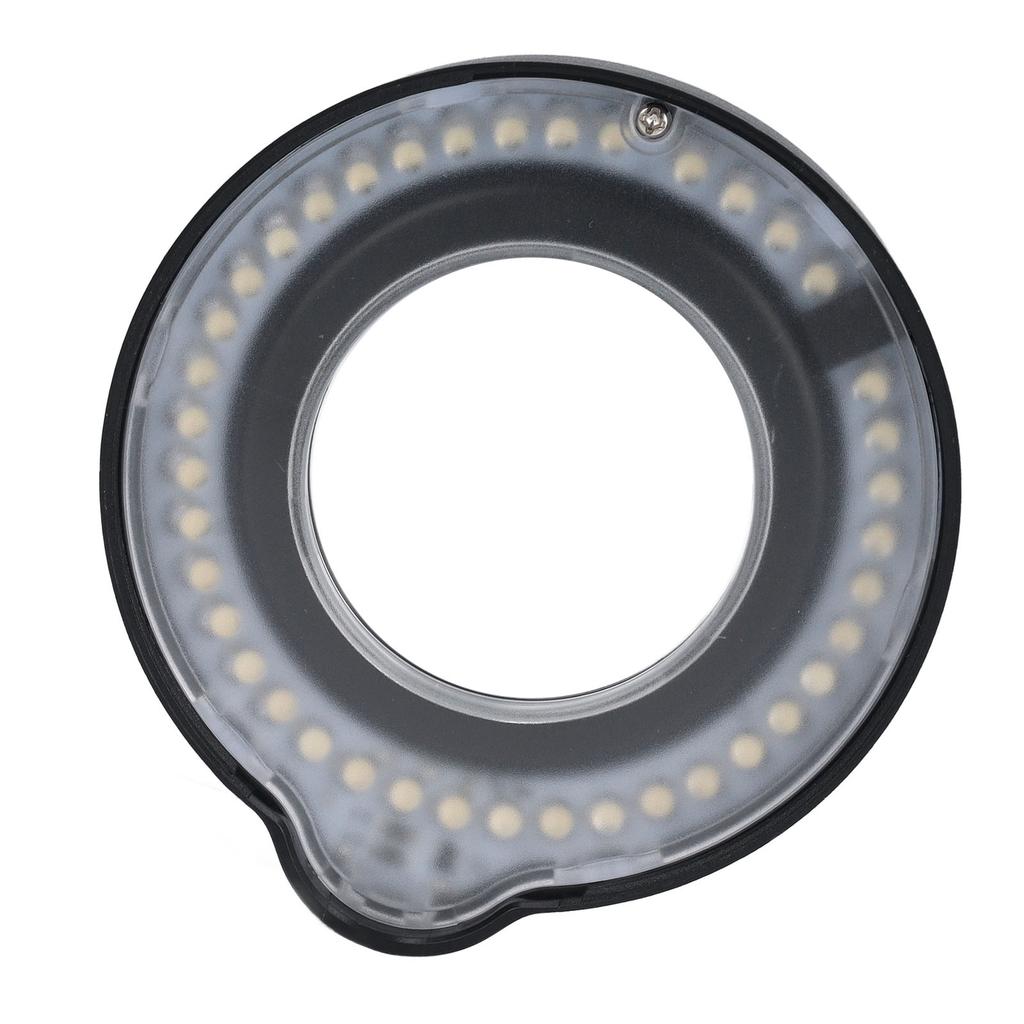 Светодиодный поляризационный кольцевой свет с регулируемой яркостью, антибликовым маслостойким объективом, кольцевой свет для микроскопа