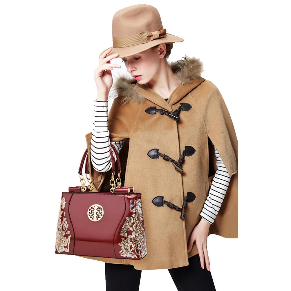 Женская кожаная вечерняя сумочка, женская сумка через плечо, элегантная большая женская сумка, модная классическая деловая сумка-мессенджер