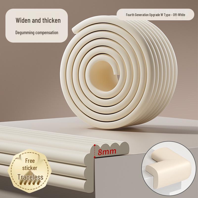 Children's Non-Toxic Soft Corner Guard - Eco-Friendly Anti-Collision Edge Protector for Tables and Walls