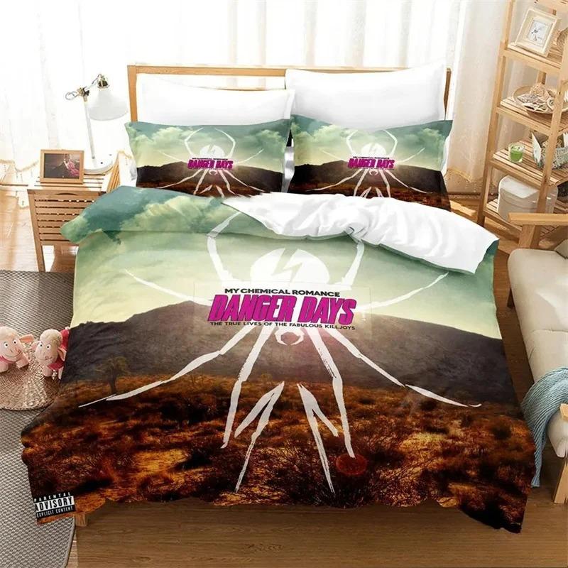 3D Printed My Chemical Romance Bedding Sets Exquisite Bed Supplies Set Duvet Cover Bed Comforter Set Luxury Birthday Gift