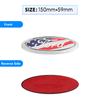 Car Rear Trunk Front Grill Sticker For Ford Grille Emblem Logo Hood Badge Focus Kuga MK7 MAX Fiesta Ranger Mondeo Mustang Escape