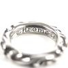 Excellent CHROME HEARTS Ring Scroll banding Silver 925 mens Used
