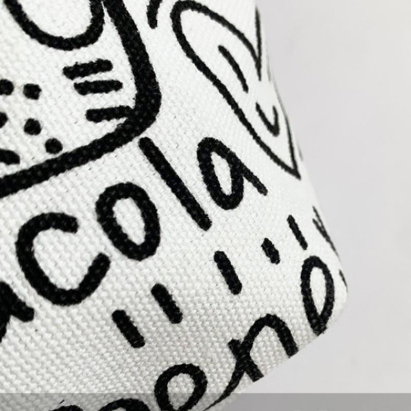 Сумка из холста с граффити, женские сумки 2025 года, новая повседневная сумка через плечо, универсальная сумка-тоут большой вместимости для студентов и школьников