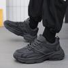 Men's Shoes 2025 New Mesh Breathable Sneakers Non-slip Soles Leisure Travel Black Dad Trendy Shoes Work Shoes