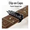 Универсальный зажим-каподастр для гитары со стреп-замком, транспондер A006M (W)