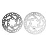 2 Pcs Brake Disc 110mm and 120mm Stainless Steel Disc Brake Rotor for Replacement