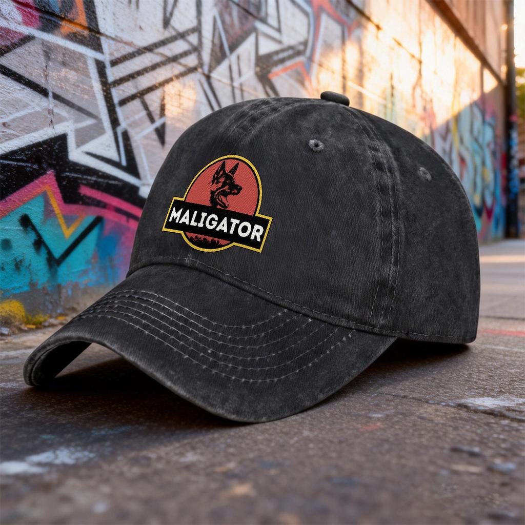 pc with Lightweight Hat Hat with Belgian Malinois Dog Print Two Tone Back Moisture Wicking for Fishing Travel Everyday for Wome