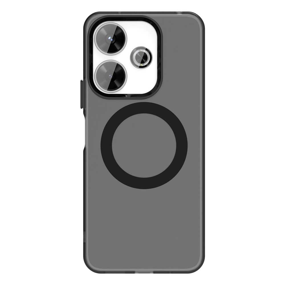 Матовый чехол Magsafe для телефона Xiaomi Redmi 13 5G 13 4G Note 13R Защитный чехол Магнитная беспроводная зарядка Ударопрочная задняя крышка