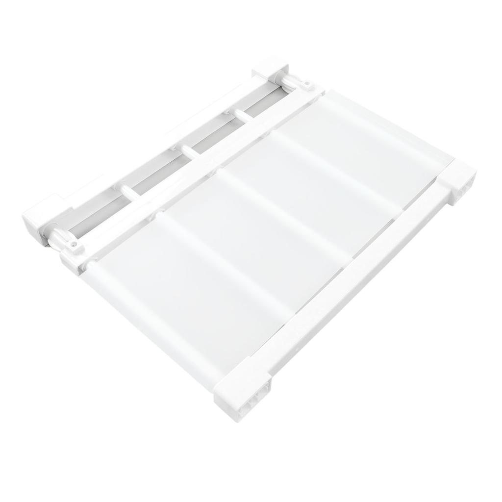 Полка натяжного стержня шириной 14,2 дюйма, расширяемая без гвоздей, для шкафа-купе от 75 до