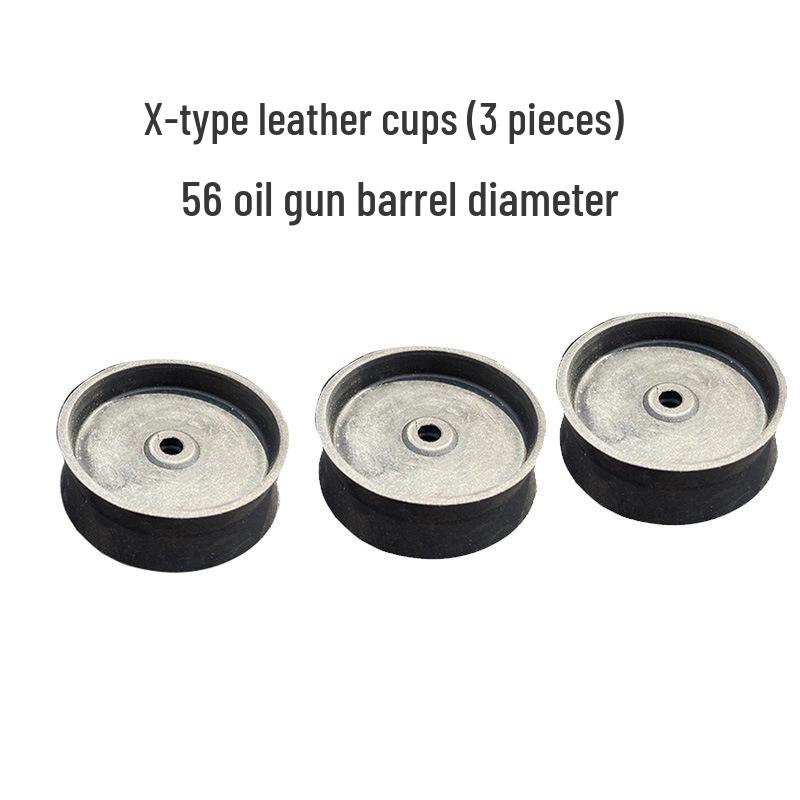 Универсальный набор запасных частей для шприца для смазки: Кожаная манжета, Сальник, Резиновое кольцо, Железный лист, Пластиковые детали