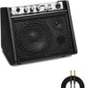Coolmusic DM20 20W BT Personal Monitor Amplifier Electric Drum Amplifier Acoustic Guitar Speaker Speaker, Keyboard,