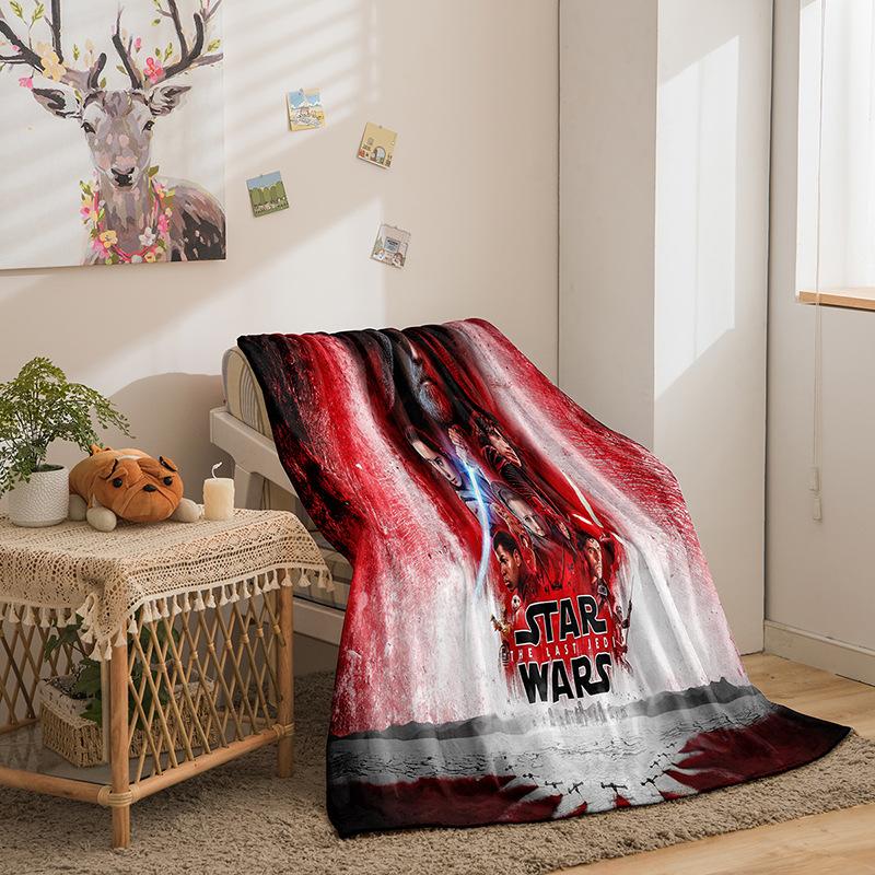 Плед из двухсторонней фланели с 3D цифровой печатью