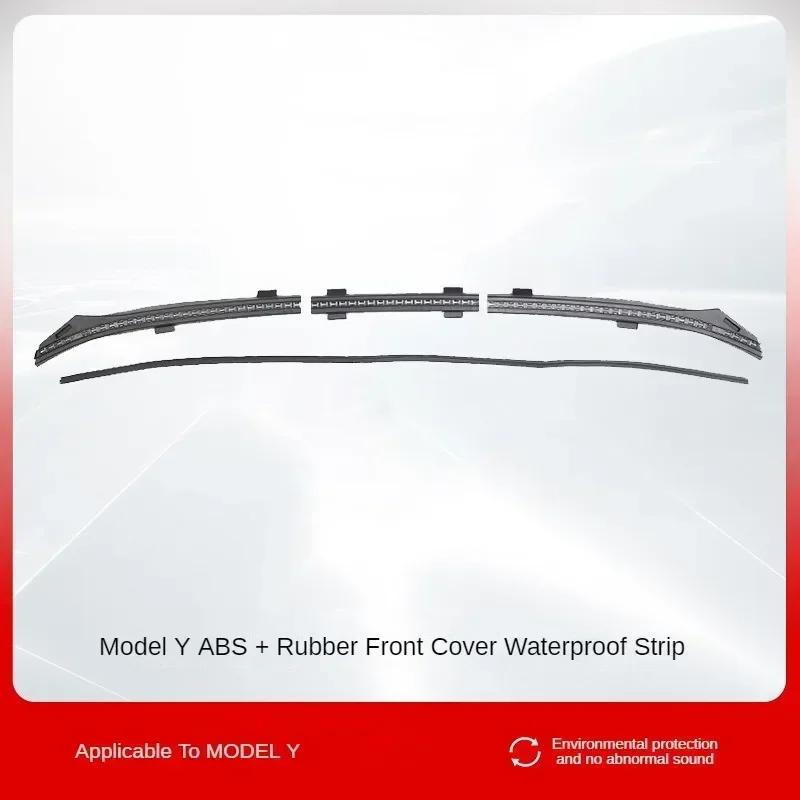 Front Trunk Hood Water Strip For Tesla Model Y 3 Water Seal Retaining Strips Weather Rubber Air Vent Intake Protect Accessories