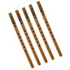 Pack/5pcs Vertical Bamboo Flutes Chinese Traditional Woodwind