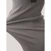 Foreign Trade High-End Ice Silk Summer Sleeveless Knitted Cami Dress Women Slim Fit Slimming Sheath Skirt