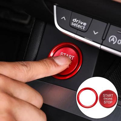 Для A4 A5 B9 B8 BT A7 C7 4GB Q5 8R кнопка автоматического запуска двигателя, крышка кольца зажигания, украшение, автомобильные аксессуары
