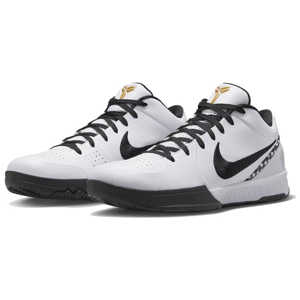Nike Zoom Кроссовки унисекс Kobe 4 Protro Mambacita Белый Черный Металлик-Золото FJ9363-100