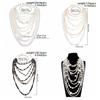 Baroque Pearl Sweater Chain Exaggerated Women's Clavicle Chain Multilayer Pearl Necklace  Banquet