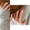 Trendy Simple Copper Geometric Ring For Women Ideal For Everyday Fashion